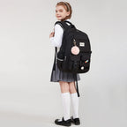 abshoo Big Student Laptop Backpack For College Women Middle High School Teen Girls Bookbag Travel Daypack (Black) | For College