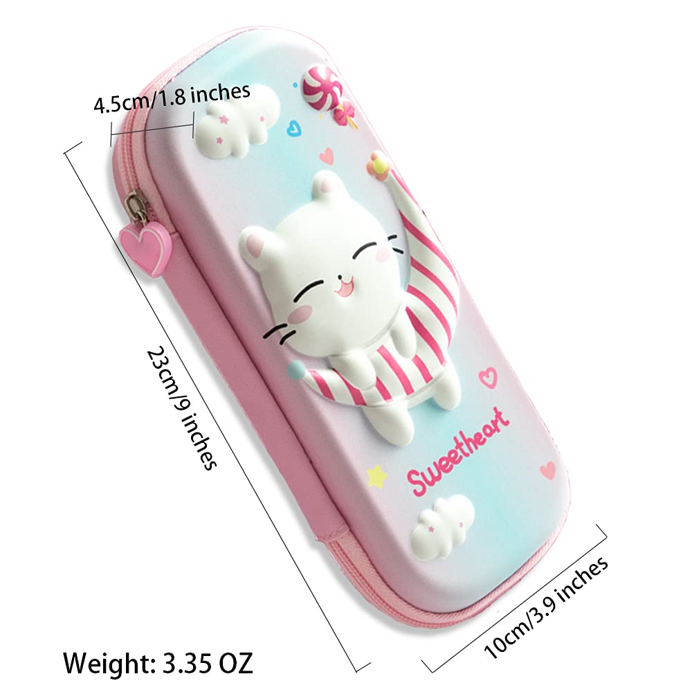 Pencil Case for Boys 3D EVA Cartoon Storage Pouch Pen Holder for School Kids Large-Capacity Storage Box Children's Student Gift Stationery Box