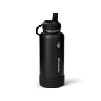 ThermoFlask Insulated Water Bottle with Straw Lid (24 oz, Purple Sunset) - Leakproof, Stainless Steel Water Bottle for Cold & Hot Drinks, Travel & Daily Hydration