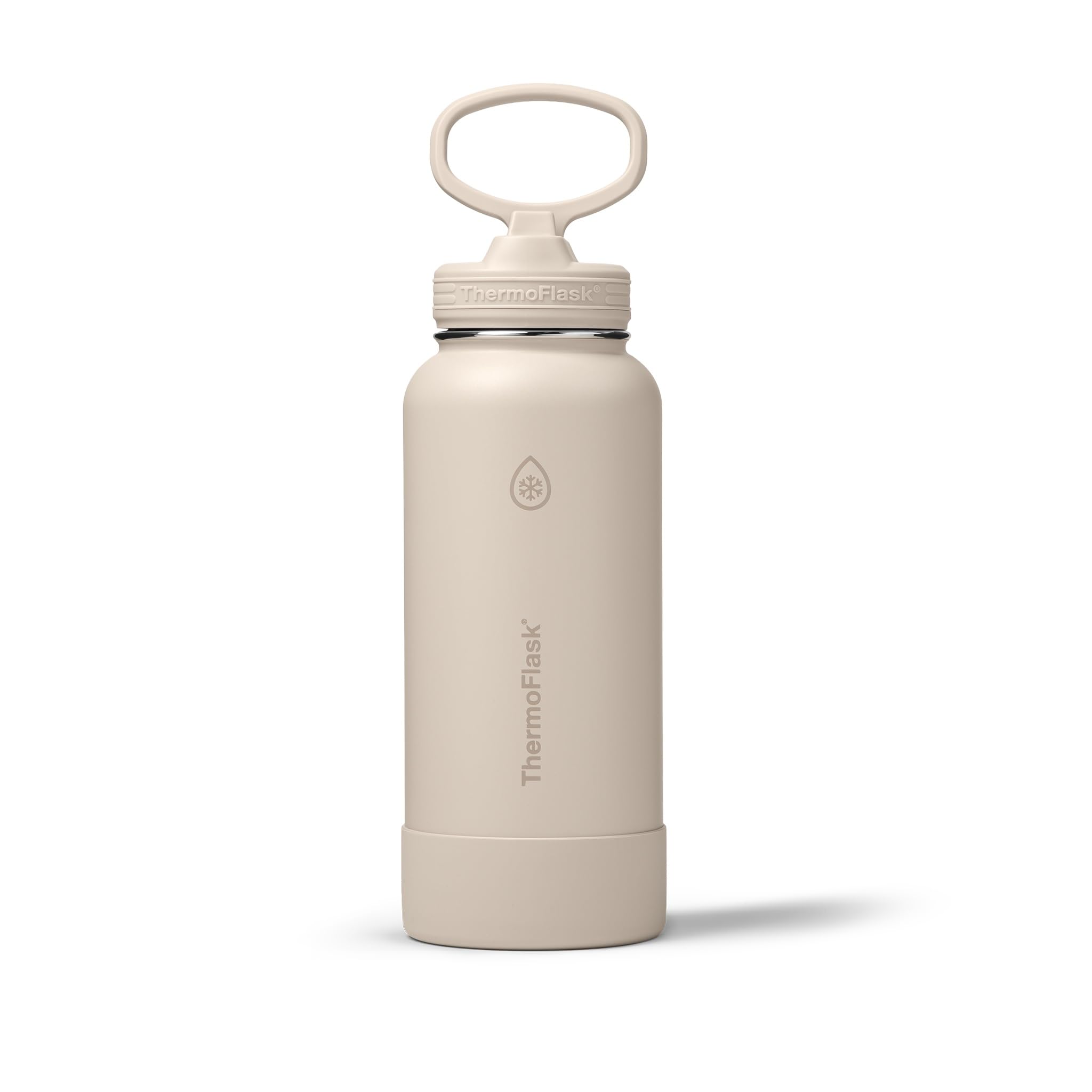 ThermoFlask Insulated Water Bottle with Straw Lid (24 oz, Purple Sunset) - Leakproof, Stainless Steel Water Bottle for Cold & Hot Drinks, Travel & Daily Hydration