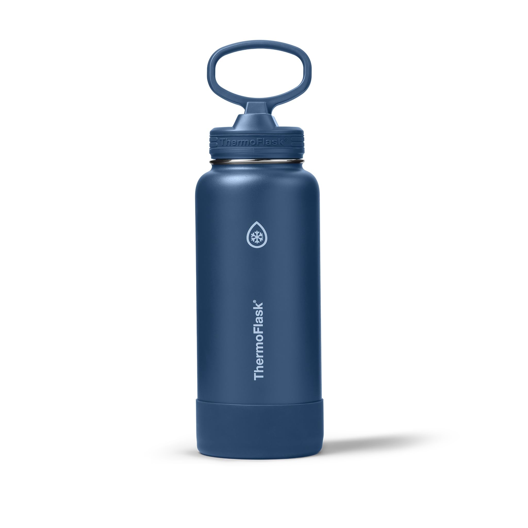ThermoFlask Insulated Water Bottle with Straw Lid (24 oz, Purple Sunset) - Leakproof, Stainless Steel Water Bottle for Cold & Hot Drinks, Travel & Daily Hydration