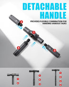 VMAN Ratchet Screwdriver Set, magnetic Screwdriver sets, S2 Steel Bits, DIY Combination Flexible Shaft, Suitable for Furniture Assembly, Precision Electrical Appliance Repair, Bicycle Tools