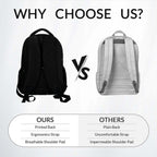Boys Back Pack for Kids School Backpack with Airplane Print, 17 Inch Toddlers Bookbag with Padded Shoulder Straps, Lightweight Book Bag for Back to School Gifts