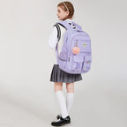 abshoo Big Student Laptop Backpack For College Women Middle High School Teen Girls Bookbag Travel Daypack (Black) | For College