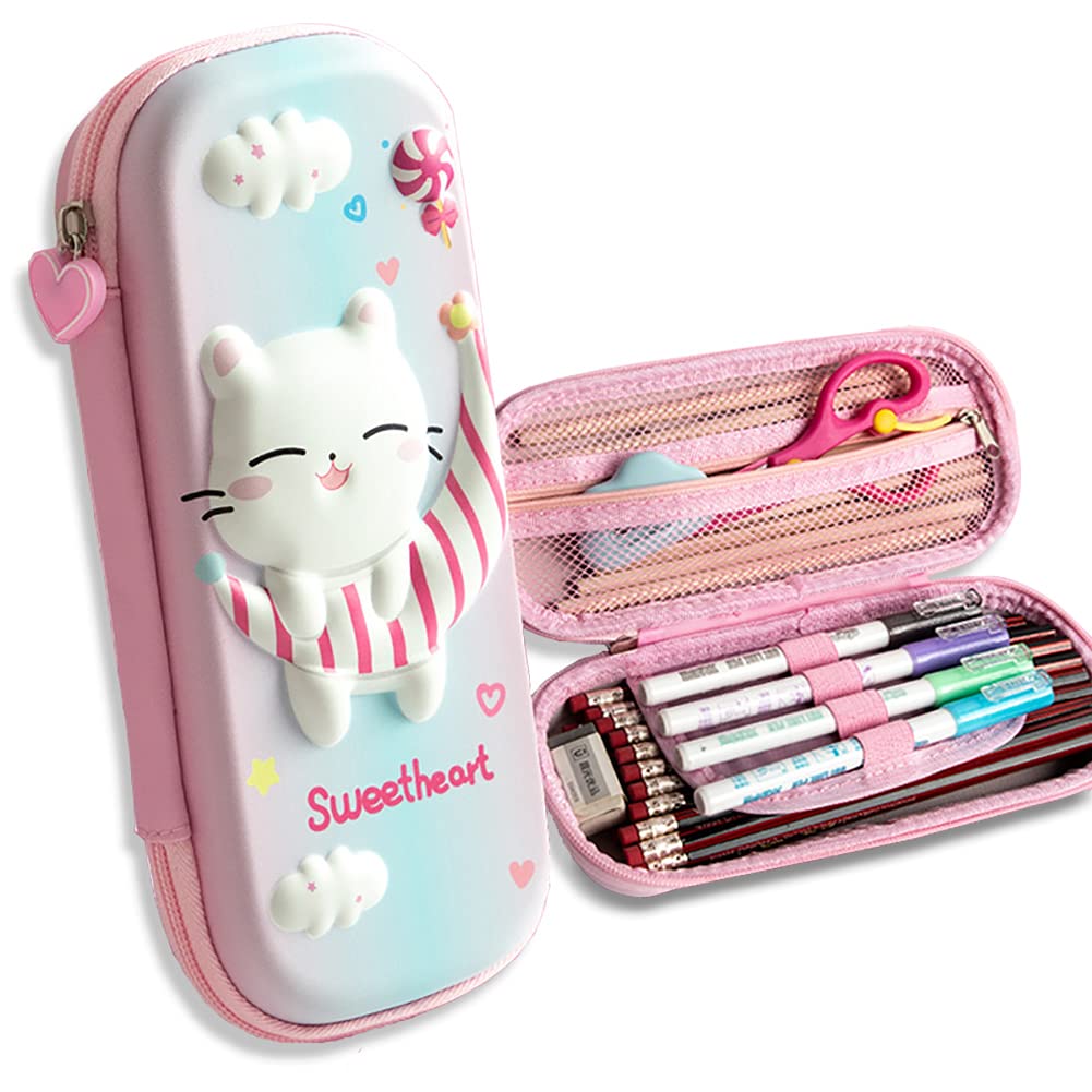 Pencil Case for Boys 3D EVA Cartoon Storage Pouch Pen Holder for School Kids Large-Capacity Storage Box Children's Student Gift Stationery Box