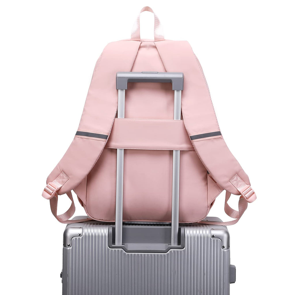 abshoo Big Student Laptop Backpack For College Women Middle High School Teen Girls Bookbag Travel Daypack (Black) | For College
