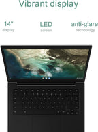 Samsung 14" Galaxy Chromebook Go Laptop PC Computer, Intel Celeron N4500 Processor, 4GB RAM, 64GB Storage, ChromeOS, XE340XDA-KA2US, Student Laptop, Silver