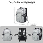 ARCTIC HUNTER AH Business Laptop Backpack for Men Work Commuting, 30L Large Travel Carry On Backpack Flight Approved for Airplane, Professional College Backpacks Casual Daypack Black