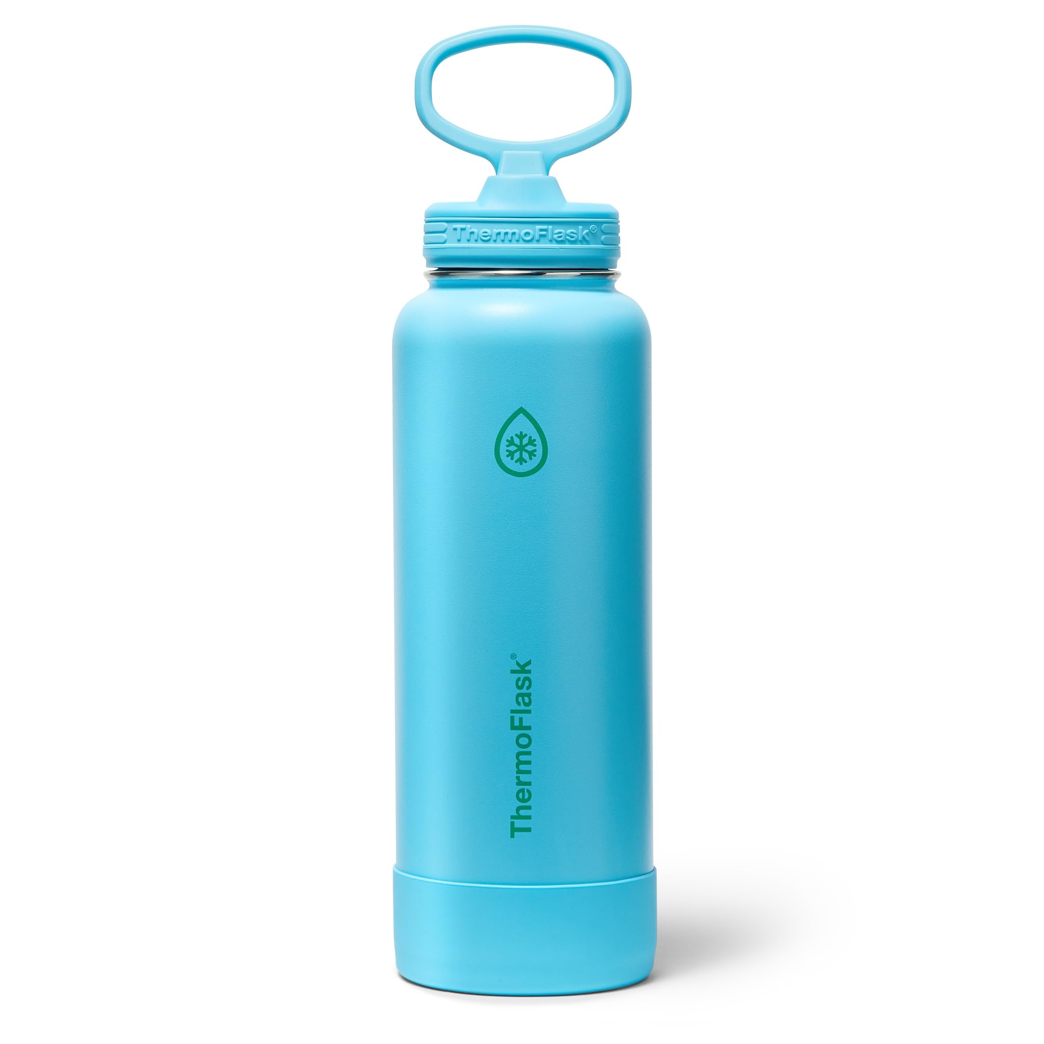 ThermoFlask Insulated Water Bottle with Straw Lid (24 oz, Purple Sunset) - Leakproof, Stainless Steel Water Bottle for Cold & Hot Drinks, Travel & Daily Hydration
