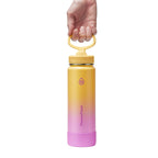 ThermoFlask Insulated Water Bottle with Straw Lid (24 oz, Purple Sunset) - Leakproof, Stainless Steel Water Bottle for Cold & Hot Drinks, Travel & Daily Hydration