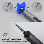 SHARDEN Mini Electric Screwdriver, 29 in 1 Small Electric Screw Driver Kit with 24 Magnetic Bits, Precision Cordless Repair Tool for Phone, Camera, Laptop, Watch