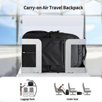 ARCTIC HUNTER AH Business Laptop Backpack for Men Work Commuting, 30L Large Travel Carry On Backpack Flight Approved for Airplane, Professional College Backpacks Casual Daypack Black