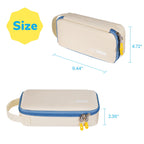 ECHSRT Large Pencil Case, Aesthetic Pen Pouch with Big Capacity, Minimalist Portable Stationery Bag with Handle for Office Organizer Aesthetic Pencil Cases
