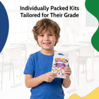 EPI Essentials Back to School Supplies for Kids 6th-12th Grade – 51 Items in Kit – Middle to High School Supply Packs – College-Ruled Bundle with Composition Notebooks – Suitable for Homeschooling