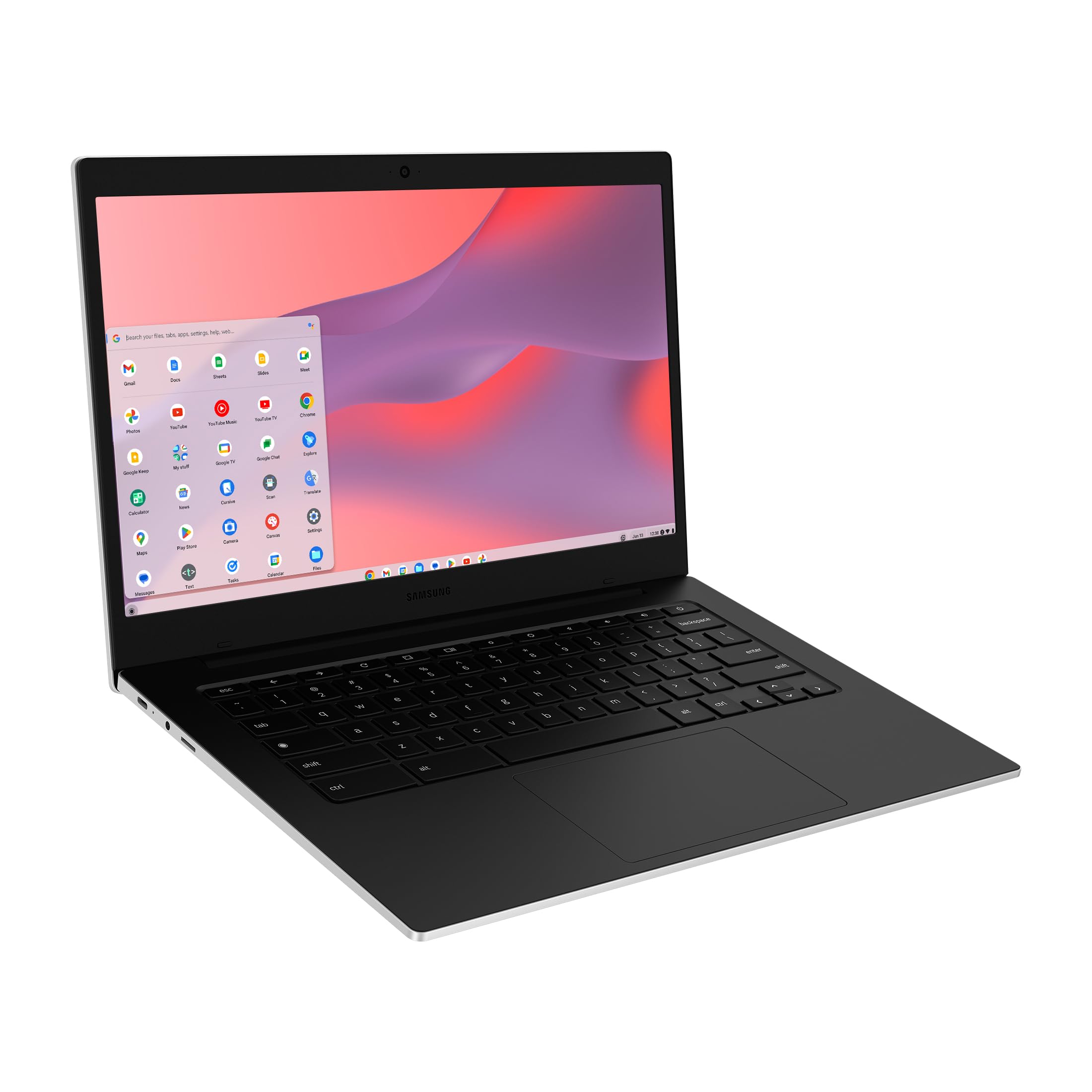 Samsung 14" Galaxy Chromebook Go Laptop PC Computer, Intel Celeron N4500 Processor, 4GB RAM, 64GB Storage, ChromeOS, XE340XDA-KA2US, Student Laptop, Silver