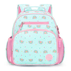 mibasies Kids Backpack for Girls: Girls Backpack 5-8 - Kindergarten Elementary School Bookbag for Girl - Flower Pink