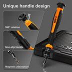 JOREST Small Precision Screwdriver Set with Torx Triwing Phillips, Mini Repair Tool Kit for Macbook, Computer, Laptop, PC, iPhone, PS5, Xbox, Switch, Glasses, Watch, Ring Doorbell, Electronics