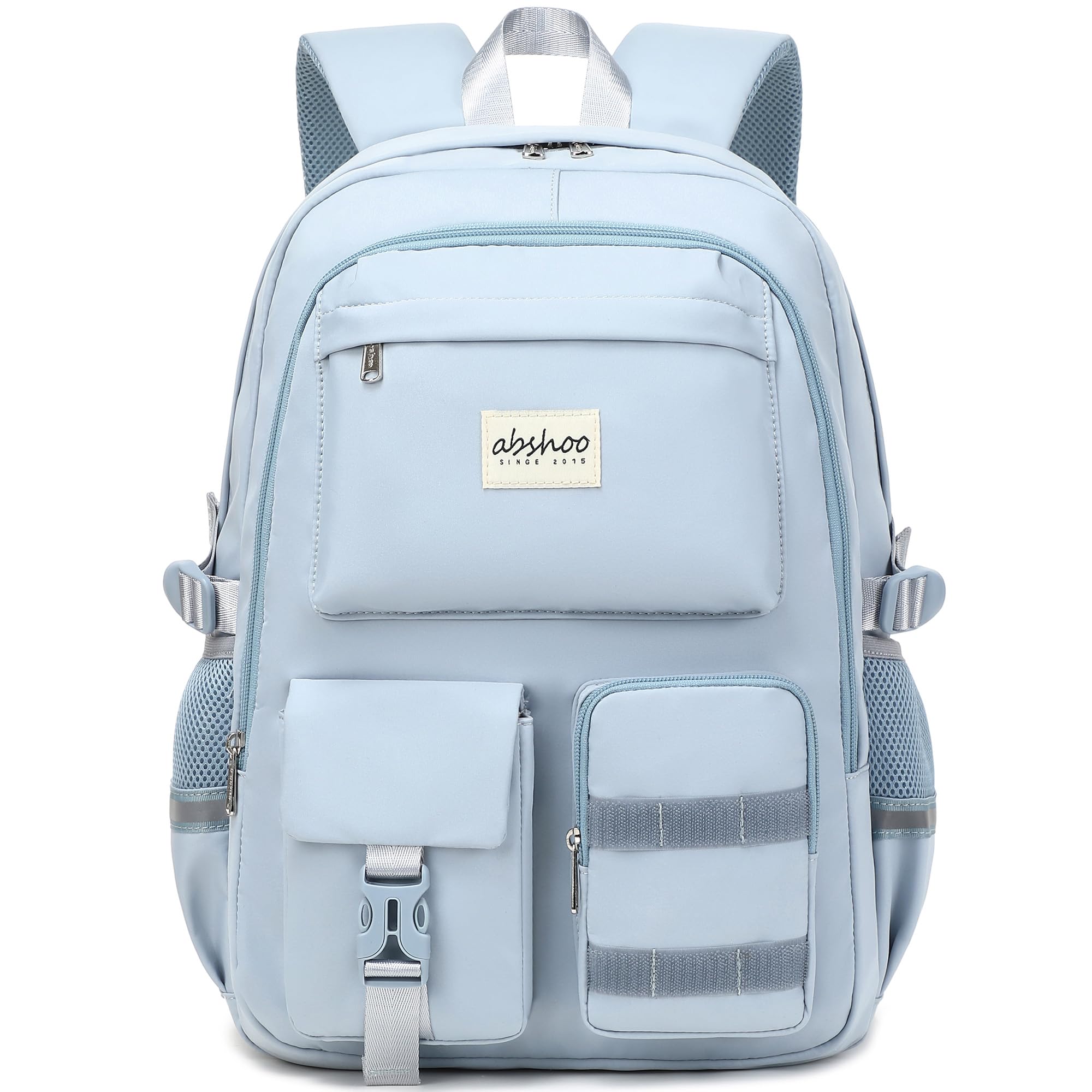 abshoo Big Student Laptop Backpack For College Women Middle High School Teen Girls Bookbag Travel Daypack (Black) | For College