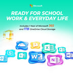 HP 14" Everyday Laptop • Copilot AI • Latest Intel 4-Core Processor • 4GB RAM • 64GB eMMC + 1TB Cloud Storage • 2026 Edition • Windows 11 • Microsoft 365 • Thin & Portable • Royal Blue