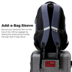 Swissdigital Design Laptop Backpack with USB Charging Port, Travel Backpack Fits 15.6 inches Computer, 31L College School Backpack for Men, Black | SD803-01