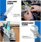 Prostormer 229-Piece Hand Tool Set – Portable Tool Box with Essential Household Tools, Perfect for Home Maintenance, DIY Projects, and Daily Repairs