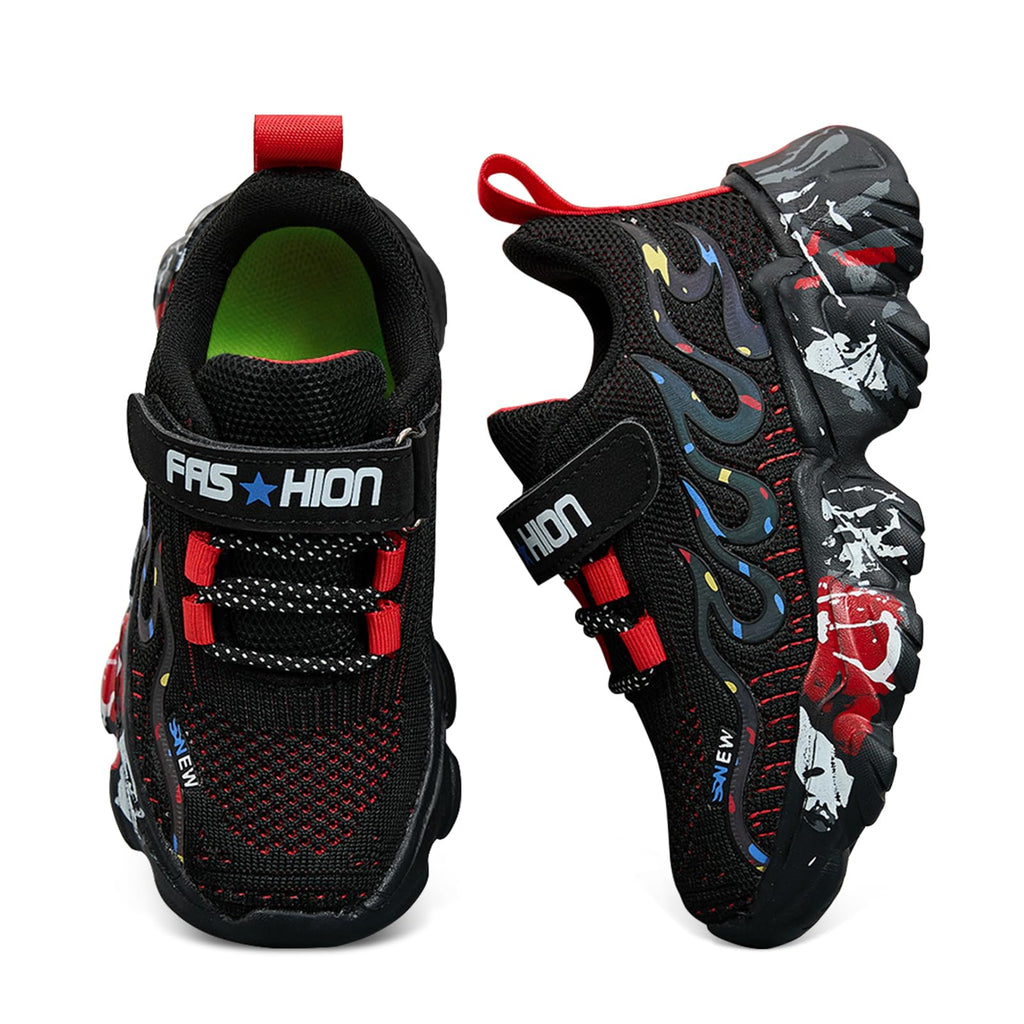 Uerymit Boys Girls Sneakers Slip On Athletic Running Shoes