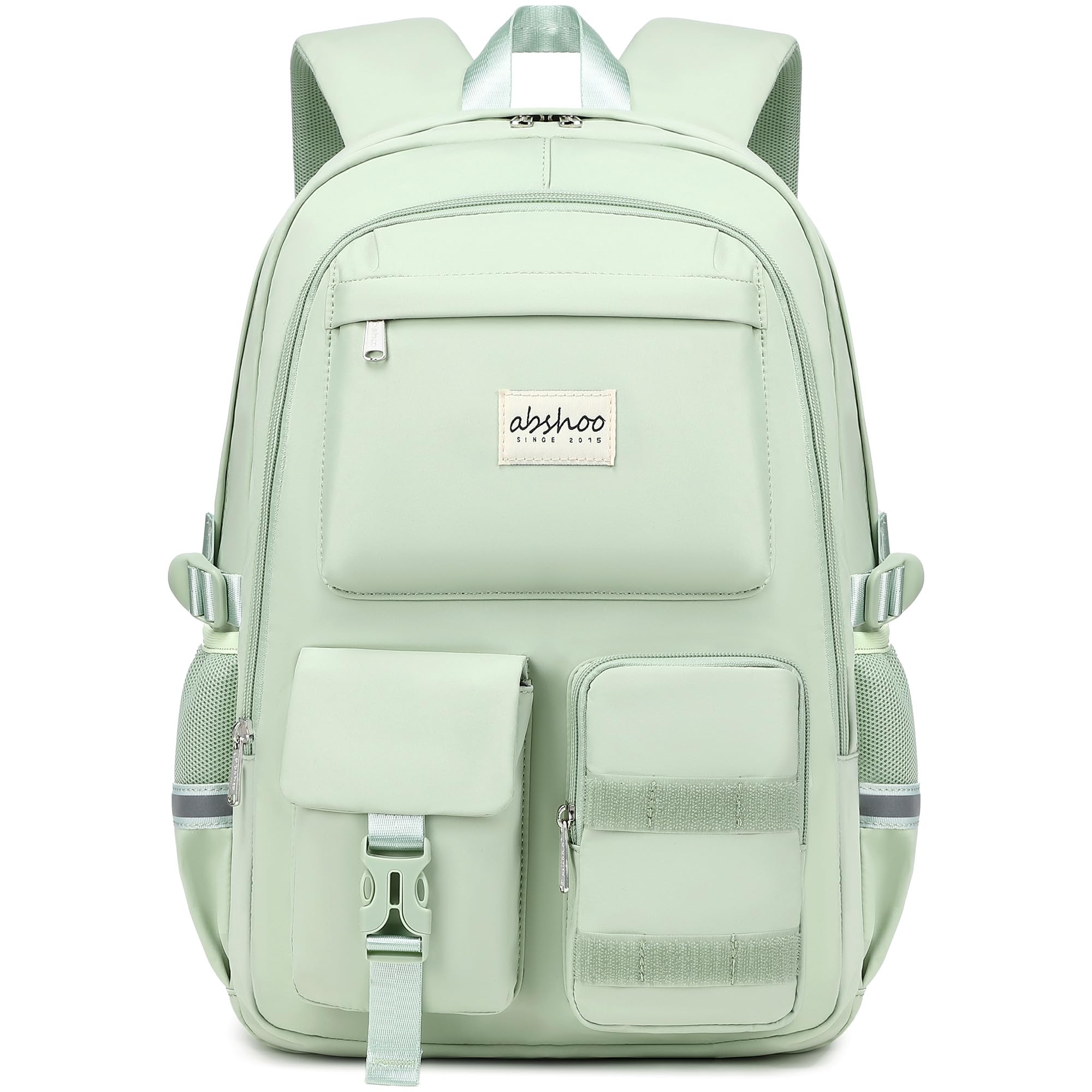 abshoo Big Student Laptop Backpack For College Women Middle High School Teen Girls Bookbag Travel Daypack (Black) | For College
