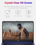 HP 14" Everyday Laptop • Copilot AI • Latest Intel 4-Core Processor • 4GB RAM • 64GB eMMC + 1TB Cloud Storage • 2026 Edition • Windows 11 • Microsoft 365 • Thin & Portable • Royal Blue