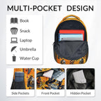 Boys Back Pack for Kids School Backpack with Airplane Print, 17 Inch Toddlers Bookbag with Padded Shoulder Straps, Lightweight Book Bag for Back to School Gifts