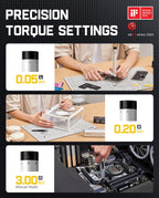 Fanttik E1 Max Electric Screwdriver, Mini Screwdriver Set, 50 Magnetic Bits, Pop-up Magnetic Storage, 0.2N.m, 5/32‘’ Precision Repair Tool Kit for Electronics Phone Camera Laptop Watch (Grey)