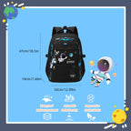 ZHANAO Boys Backpack Astronaut Sports Kids Backpack Space Schoolbag for Girls&Boys Elementary Student Bookbag