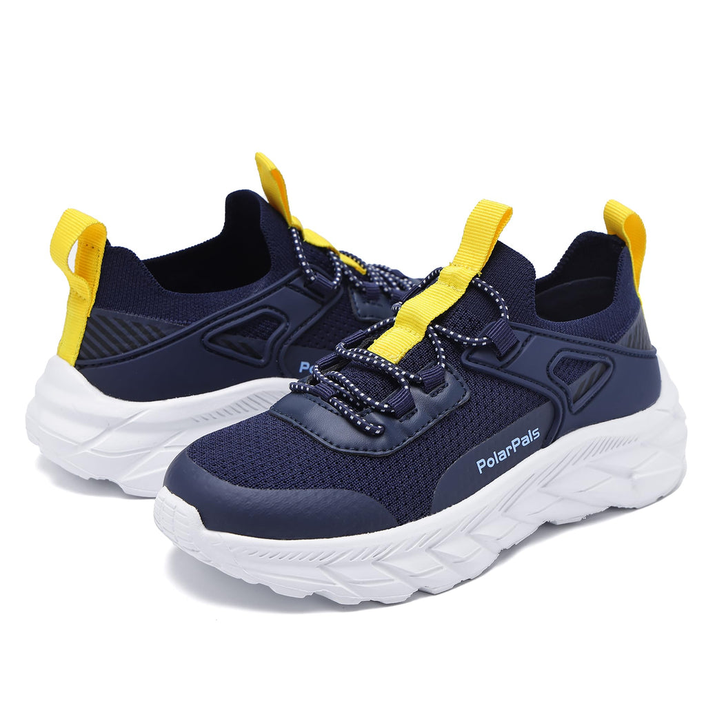 Kids Slip On Tennis Shoes Boys Girls Running Athletic Gym Sneakers