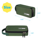 ECHSRT Large Pencil Case, Aesthetic Pen Pouch with Big Capacity, Minimalist Portable Stationery Bag with Handle for Office Organizer Aesthetic Pencil Cases
