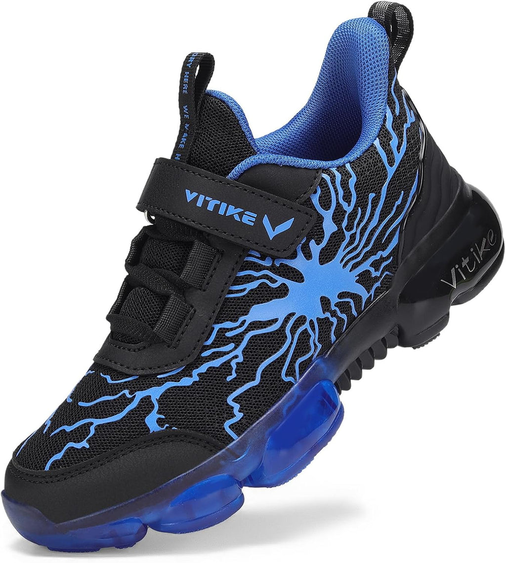 VITUOFLY Boys Sneakers Kids Running Shoes Girls Mesh Fitness Shoe Indoor Training Sneaker Lightweight Outdoor Sports Athletic Tennis Shoes for Little Kid/Big Kid