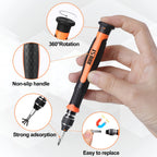 JOREST Small Precision Screwdriver Set with Torx Triwing Phillips, Mini Repair Tool Kit for Macbook, Computer, Laptop, PC, iPhone, PS5, Xbox, Switch, Glasses, Watch, Ring Doorbell, Electronics