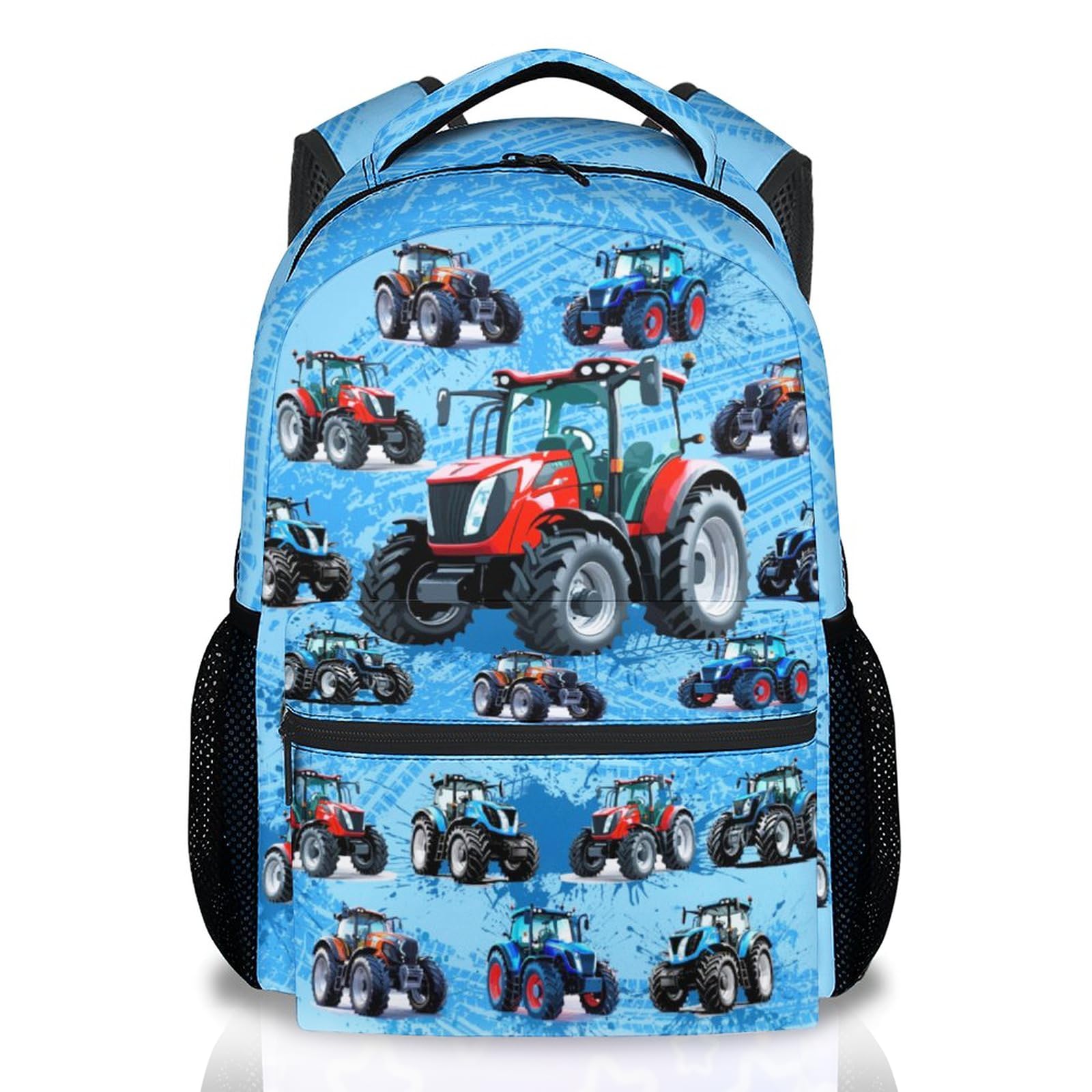Boys Back Pack for Kids School Backpack with Airplane Print, 17 Inch Toddlers Bookbag with Padded Shoulder Straps, Lightweight Book Bag for Back to School Gifts