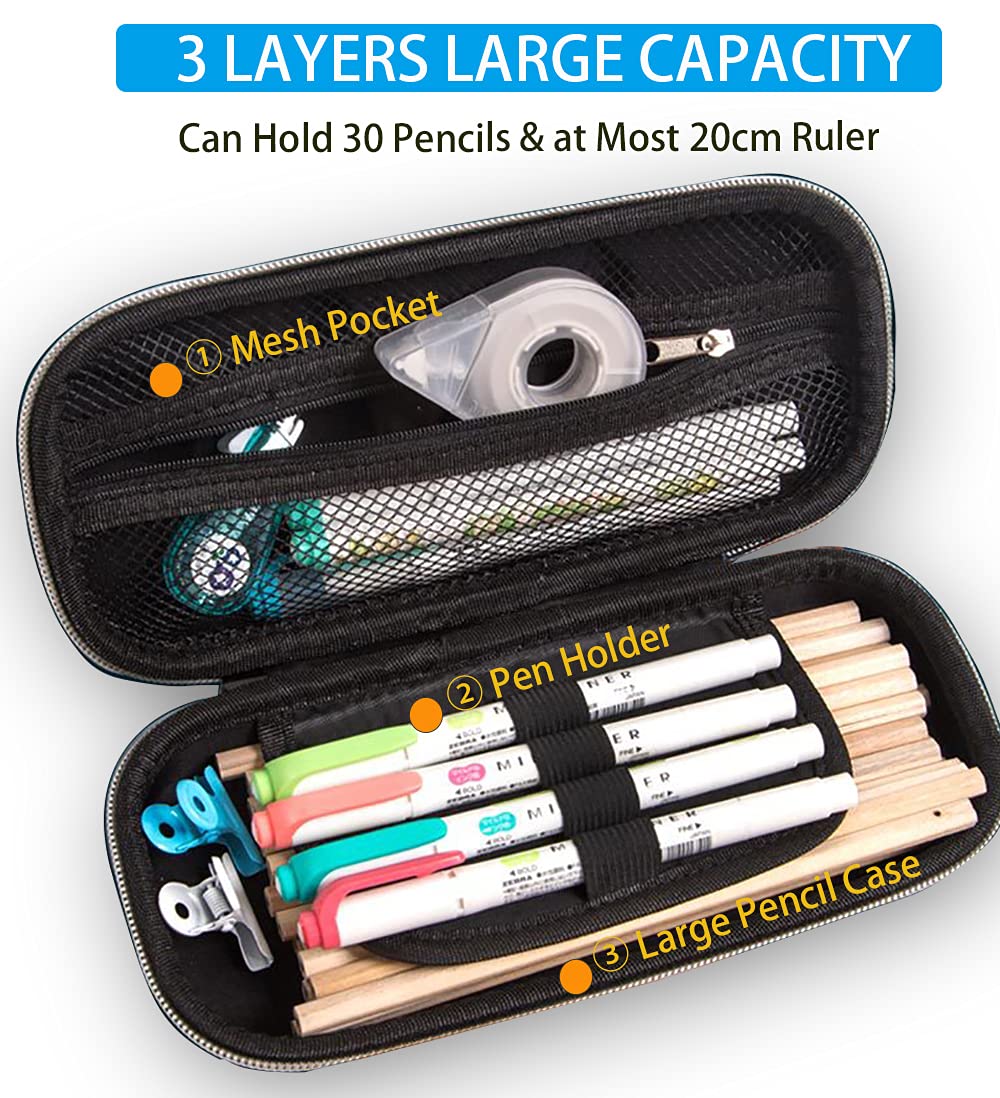 Pencil Case for Boys 3D EVA Cartoon Storage Pouch Pen Holder for School Kids Large-Capacity Storage Box Children's Student Gift Stationery Box