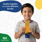 EPI Essentials Back to School Supplies for Kids 6th-12th Grade – 51 Items in Kit – Middle to High School Supply Packs – College-Ruled Bundle with Composition Notebooks – Suitable for Homeschooling