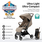 MAMAZING Ultra Air Lightweight Baby Travel Stroller with Carbon Fiber Frame, Compact & Airplane-Friendly, One-Handed Fold, 11.6 lbs, Perfect for Toddlers, Green