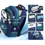 ZHANAO Boys Backpack Astronaut Sports Kids Backpack Space Schoolbag for Girls&Boys Elementary Student Bookbag