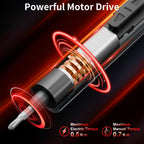 SHARDEN Mini Electric Screwdriver, 29 in 1 Small Electric Screw Driver Kit with 24 Magnetic Bits, Precision Cordless Repair Tool for Phone, Camera, Laptop, Watch