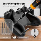 JOREST Small Precision Screwdriver Set with Torx Triwing Phillips, Mini Repair Tool Kit for Macbook, Computer, Laptop, PC, iPhone, PS5, Xbox, Switch, Glasses, Watch, Ring Doorbell, Electronics
