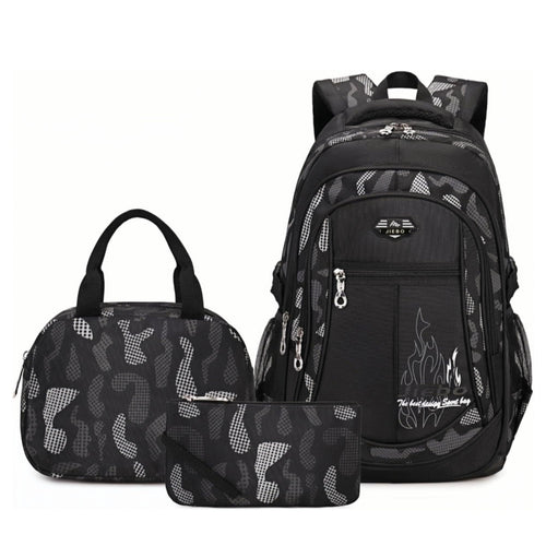 Bansusu Boys Backpack for Kids School Bag, Primary Middle School Backpack for Boys Bookbags