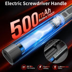 SHARDEN Mini Electric Screwdriver, 29 in 1 Small Electric Screw Driver Kit with 24 Magnetic Bits, Precision Cordless Repair Tool for Phone, Camera, Laptop, Watch