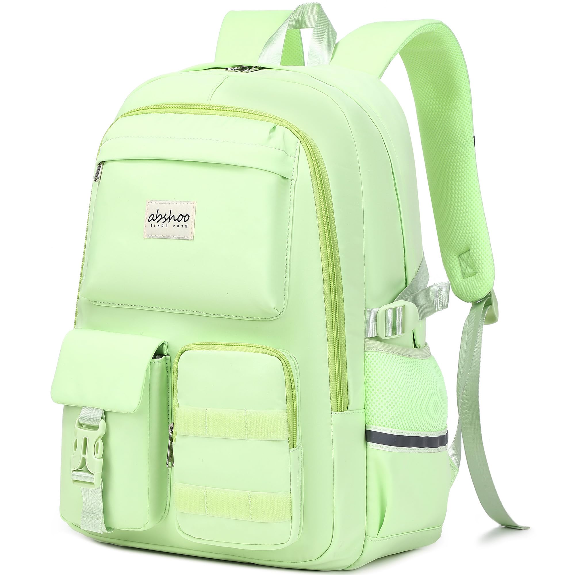 abshoo Big Student Laptop Backpack For College Women Middle High School Teen Girls Bookbag Travel Daypack (Black) | For College