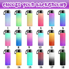 Back to School, Personalized Insulated Water Bottle for Kids 18oz Custom Name Stainless Steel Sports Water Bottles with Straw Lid Gifts for girls Boys woman man School Sports