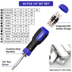 STREBITO Precision Screwdriver Set 191-Piece Multi-Bit Screwdriver 1/4 Inch Nut Driver Home Improvement Tool Electronic Repair Kit for Computer, iPhone, Laptop, PC, Cell Phone, PS4, Xbox, Nintendo