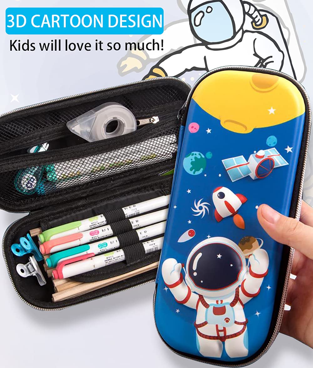 Pencil Case for Boys 3D EVA Cartoon Storage Pouch Pen Holder for School Kids Large-Capacity Storage Box Children's Student Gift Stationery Box