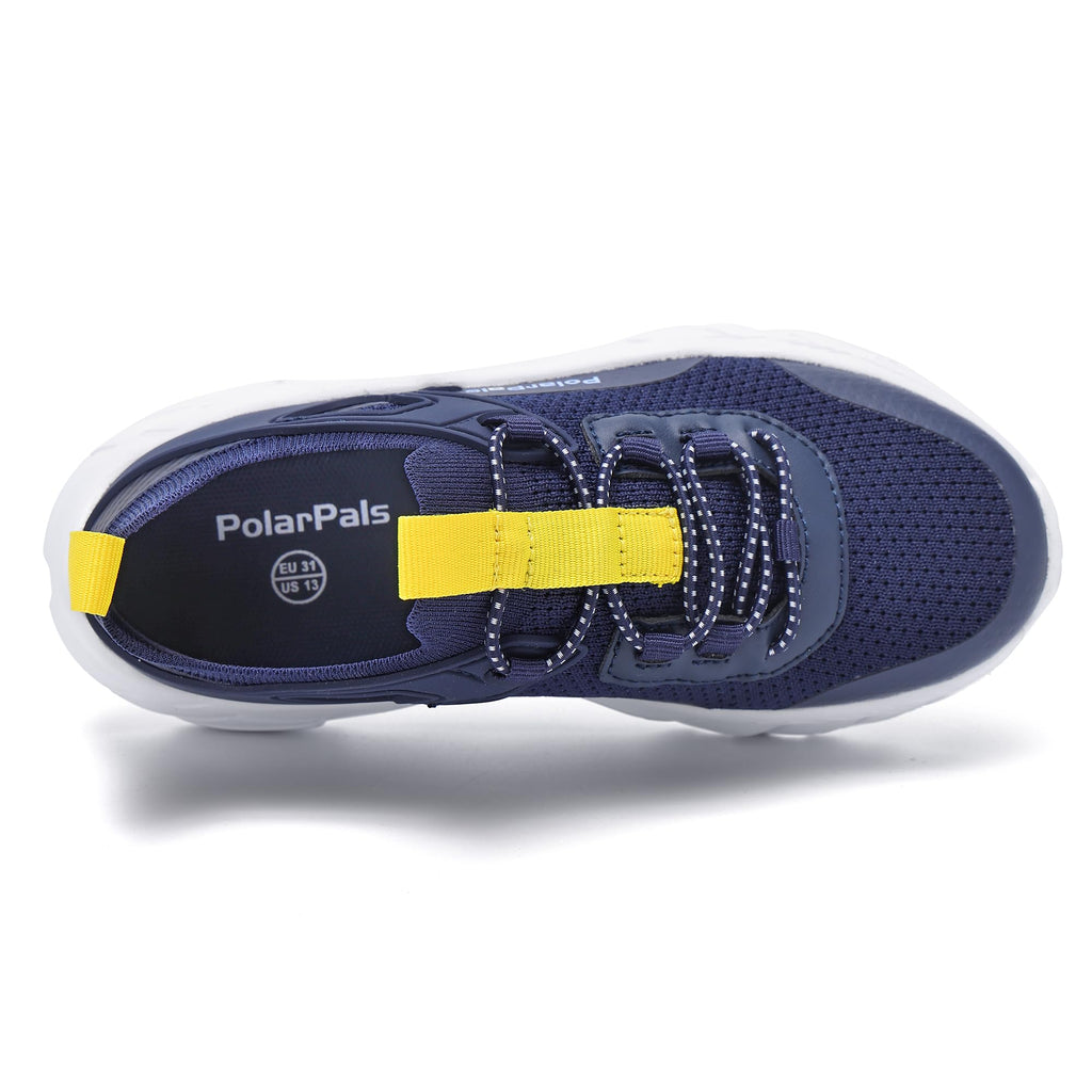 Kids Slip On Tennis Shoes Boys Girls Running Athletic Gym Sneakers