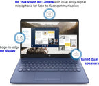 HP 14" Everyday Laptop • Copilot AI • Latest Intel 4-Core Processor • 4GB RAM • 64GB eMMC + 1TB Cloud Storage • 2026 Edition • Windows 11 • Microsoft 365 • Thin & Portable • Royal Blue